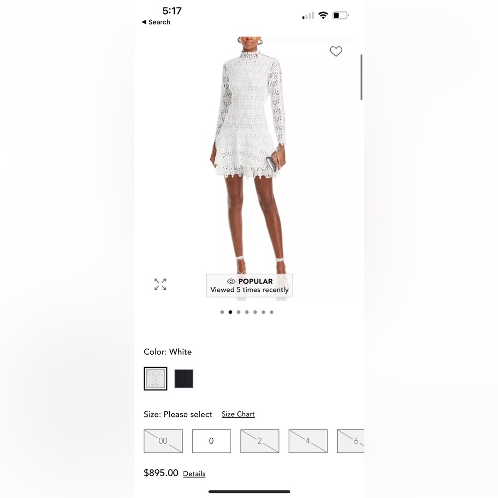 Jonathan Simkhai White Lace Mini Dress